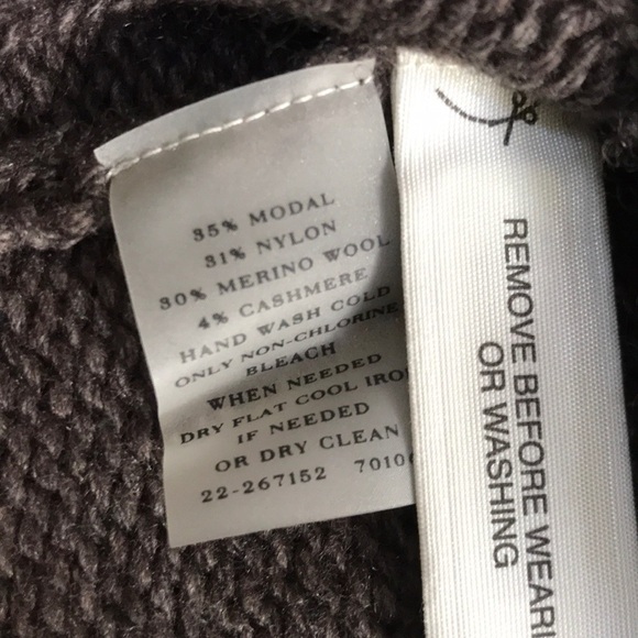 NWT! Ann Taylor Large brown cowl neck sweater . - Picture 6 of 8